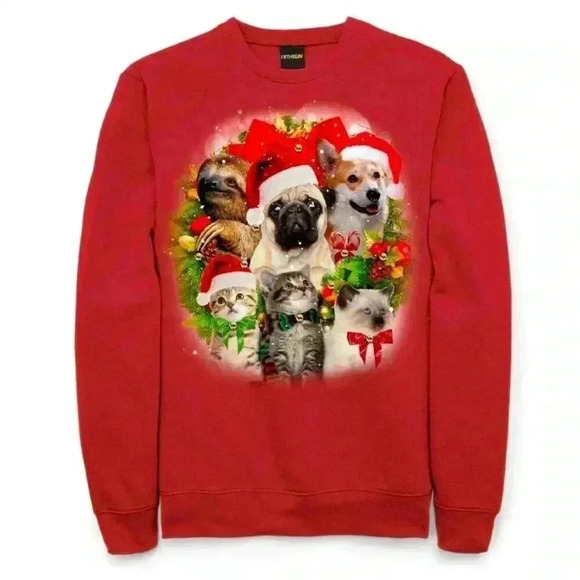 FIFTH SUN DOG AND CAT CHRISTMAS SWEATER BELLS - Picture 1 of 5